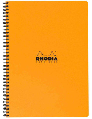 NOTEBOOK RHODIA CLASSIC WIRO A4 LINED ORANGE