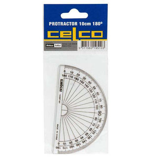 Protractor Celco 180 Degrees 10cm