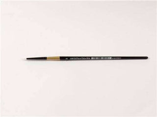 Paint Brush Taklon Round White #0 S1008R