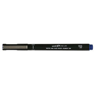 PEN UNI PIN 0.8MM BLUE