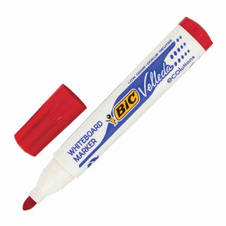 Whiteboard Marker Bic Velleda Bullet Red