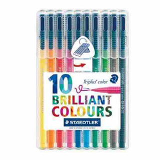 Felt Tip Pens Staedtler Triplus Color 10 Pack