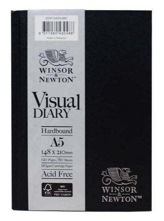 Visual Diary Winsor and Newton A5 Hardbound