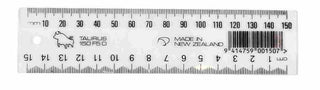 Ruler Taurus Clear 15cm