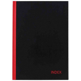 Notebook Milford A6 Indexed Red and Black