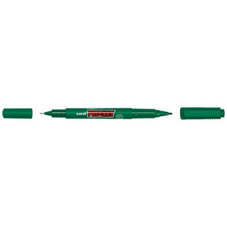 MARKER UNI PROCKEY DUAL TIP GREEN