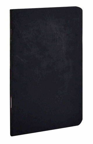 NOTEBOOK CLAIREFONTAINE STAPLED POCKET LINED BLACK