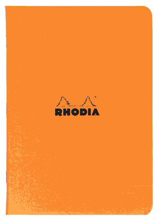 Exercise Book Rhodia Classic Stapled A4 Lined Orange