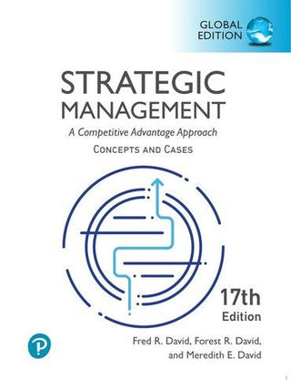 Strategic Management : A Competitive Advantage Approach Concepts and Cases