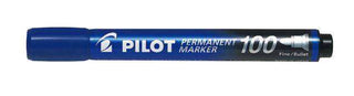 MARKER PILOT PERMANENT 100 BULLET TIP BLUE