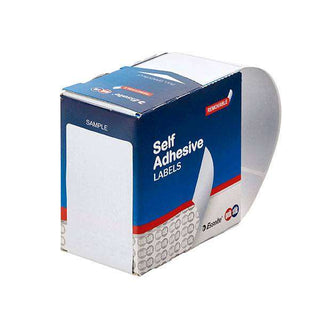 Labels Quik Stik Rectangle 44 x 89mm White 100 Pack