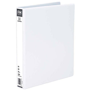 RINGBINDER FM OVERLAY A4 2/26 WHITE