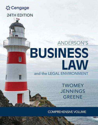 Anderson-s Business Law and the Legal Environment