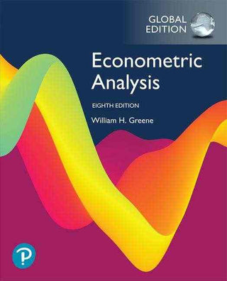 Econometric Analysis: Global Edition