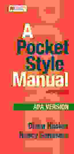 A Pocket Style Manual : APA Version