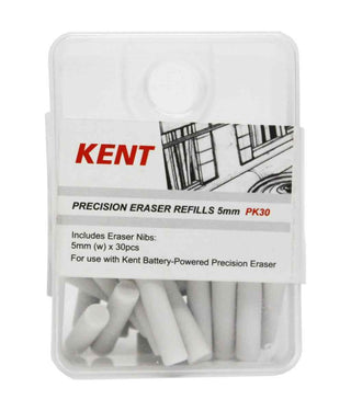 Eraser Refill Kent Precision 5mm 30 Pack